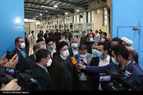 بازدید رئیس جمهور از کارخانه تعطیل شده خوش ریس یزد