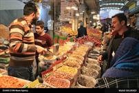 رونق بازار شب یلدا در شهر همدان