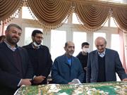 پایان دوخت روپوش نفیس قبر مطهر امام رضا(ع) در اصفهان