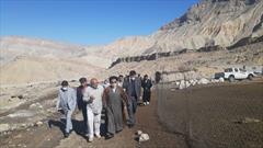 گزارش تصویری// بازدید مسئولان از روستای زیتون شهرستان دهلران
