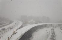 بارش برف در مناطق مختلف استان اردبیل آغاز شد