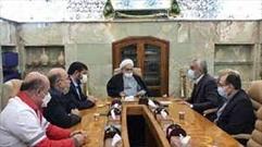 افزایش همکاری‌ مشترک هلال احمر ایران با آستان مقدس علوی