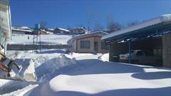 مسیرهای مختلف مسدود شده در برف نکا امروز بازگشایی می شود