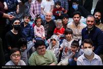 حضور دکتر قالیباف در جمع کودکان معلول مؤسسه بهشت امام رضا (ع)