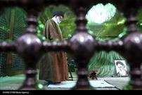 حضور رهبر انقلاب در مرقد مطهر امام خمینی(ره) و گلزار شهیدان