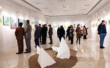 نمایشگاه «تجسم هنر» در بیرجند افتتاح شد