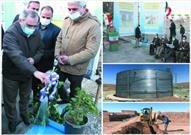 بهره برداری از دو پروژه آبرسانی در شهرستان آشتیان