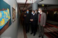 بازدید وزیر فرهنگ و ارشاد اسلامی از چهاردهمین جشنواره هنرهای تجسمی فجر