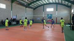 مسابقات قهرمانی والیبال رده سنی آزاد بخش لاهرود برگزار شد