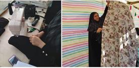 اجرای طرح دوخت رایگان چادر به همت خادمیاران رضوی میاندورود