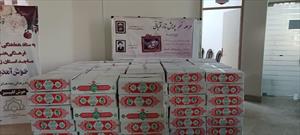 توزیع ۱۲۰۰ بسته گوشت به نیت شهید هدایت الله زمانی در زنجان