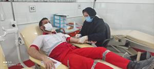اجرای طرح حمایت ماندگار اهداء خون جمعیت هلال احمر بهشهر