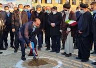 کلنگ احداث بزرگترین مسجد تبریز به زمین زده شد