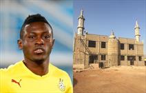 فوتبالیست مسلمان اهل  غنا یک مسجد دو طبقه در زادگاهش می سازد