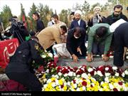 فیلم| تشییع و تدفین پیکر مطهر شهید گمنام ۱۷ ساله عملیات بدر در کرمان