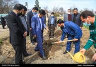 آیین روز درختکاری در نهالستان شهرداری بجنورد