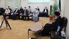 دیدار آیت الله حسینی همدانی با مدیران برگزیده کانون های فرهنگی هنری مساجد البرز
