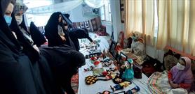نمایشگاه آثار و توانمندی هایی هنری، صنایع دستی و سنتی در روستای قرآنی اندبیل برپا شد