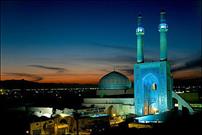 حمایت و تشویق گردشگران  از زیبایی حجاب در مسجد جامع یزد