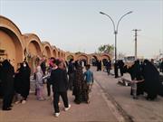 استقبال مسافران نوروزی از نمایشگاه صنایع دستی و سوغات محلی سرایان