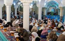 برگزاری آئین جزءخوانی قرآن در مسجد جامع سنندج