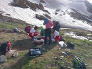 کوهنورد حادثه دیده در  ارتفاعات روستای گوگجه محور سقز به مریوان نجات یافت