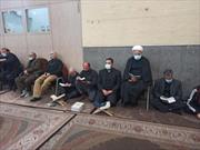 حضور رئیس قوه قضائیه در کنار مردم یکی از مساجد تهران در مراسم احیا