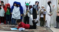 اجرای افتخاری  گروه نمایش کانون شهید  سلیمانی در مدارس  قم
