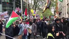 طنین نابودی اسرائیل در راهپیمایی روز جهانی قدس در لندن