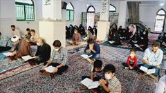 گزارش تصویری از برگزاری طرح ملی کرسی تلاوت قرآن کریم در مسجد فاطمه زهرا (س) جیرفت