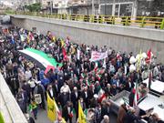 خروش مردم ایلام در حمایت از مردم مظلوم فلسطین