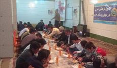 ضيافت افطاری روزه اولی ها در مسجد سیدالشهدا (ع) روستای خوی برگزار شد