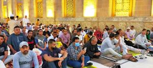 اقامه نماز عید فطر با حضور هزاران مصری در مسجد « راس الحسین(ع)» قاهره
