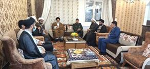 بازدید و سرکشی فرمانده سپاه فتح کهگیلویه و بویراحمد از خانواده شهدای روحانی+تصاویر