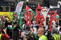 تظاهرات مردم لندن در محکومیت جنایات صهیونیست ها