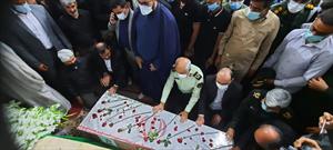 پیکر شهید مدافع امنیت اقتصادی در بندرعباس به خاک سپرده شد