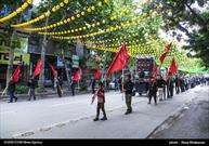 دسته روی عزاداران بجنوردی در روز شهادت امام جعفرصادق (ع)