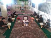 حضور نوجوانان مسجد در محفل انس با قرآن کانون «مفتح الابواب» وردنجان
