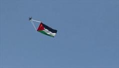پرواز پهپاد حامل پرچم فلسطین بر فراز قدس اشغالی