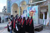 اجرای گروه سرود کانون ام البنین (س) شهرکرد در جشن «دختران آفتاب»