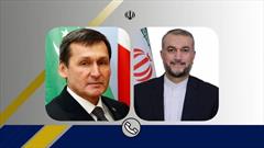 گفت‌وگوی تلفنی وزیران امور خارجه ایران و ترکمنستان درباره اجلاس آتی سران کشورهای حاشیه خزر