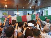 محفل انس با شهید گمنام در مسجد امام حسین(ع) رشت برگزار شد
