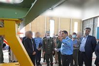 وزیر دفاع از مراحل تولید جت آموزشی یاسین بازدید کرد