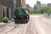 اجرای عملیات زیرسازی در منشعبات خیابان شهید امنیت‌طلب