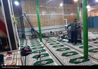 مسجد جامع سفیددشت به مناسبت ماه محرم سیاه پوش شد| گزارش تصویری