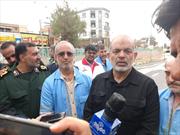 گزارش تصویری/ بازدید میدانی وزیر کشور از وضعیت سیلابی رفسنجان