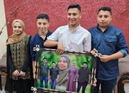 چهارقلوهای غزه‌ای که حتی نبود مادر هم مانع از موفقیت آنان نشد