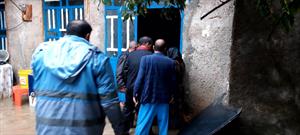 استاندار کهگیلویه و بویراحمد از منازل مسکونی دچار سیل در یاسوج بازدید کرد