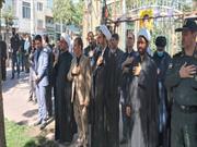 عزاداری پرشور نوجوانان حسینی در تجمع بزرگ «سوگواره احلی من العسل» در بیجار