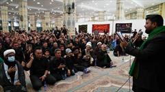 اجتماع بزرگ عزاداران افغانستانی در مسجد مقدس جمکران